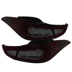 2011-2013 Hyundai Elantra Rosso Burgundy Tail Light
