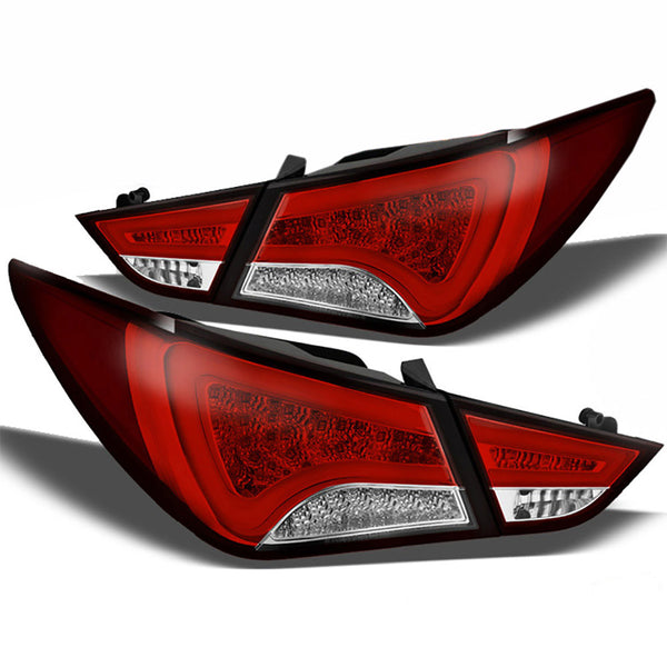 2011-2014 Hyundai Sonata Rosso Red Tail Light