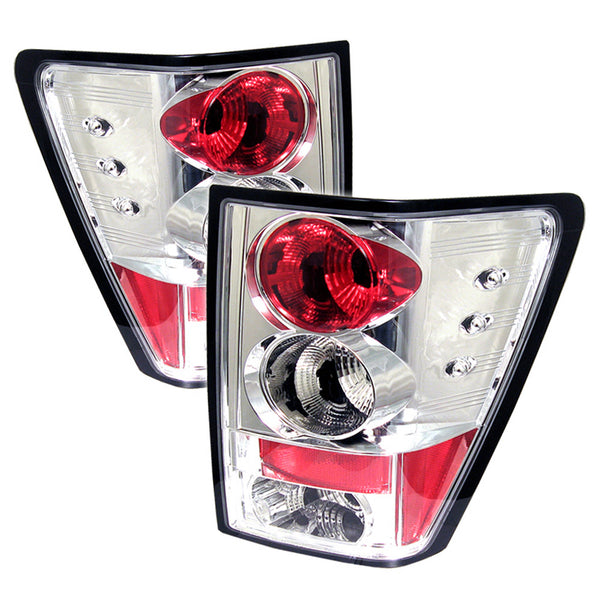 2005-2006 Jeep Grand Cherokee Chrome Tail Light