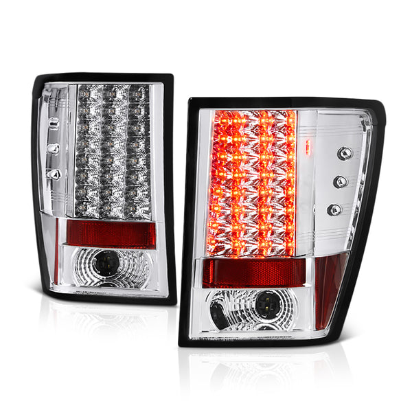 2005-2006 Jeep Grand Cherokee Chrome Tail Light