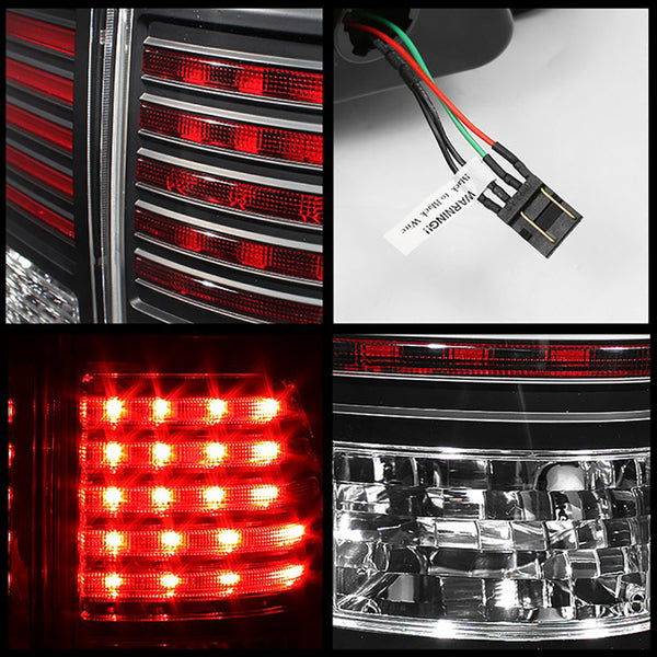 1998-2002 Lexus LX470 Black Tail Light