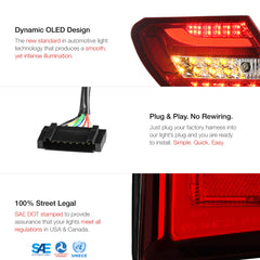 2011-2014 Mercedes-Benz W204 C-Class Rosso Red Tail Light