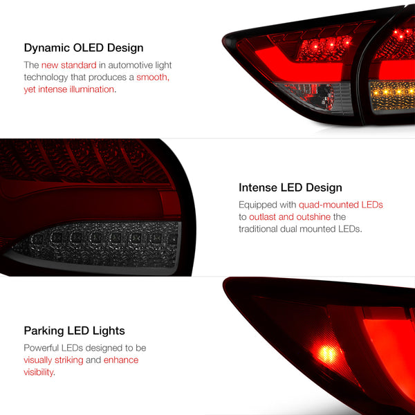 2013-2014 Mazda CX-5 Rosso Burgundy Tail Light