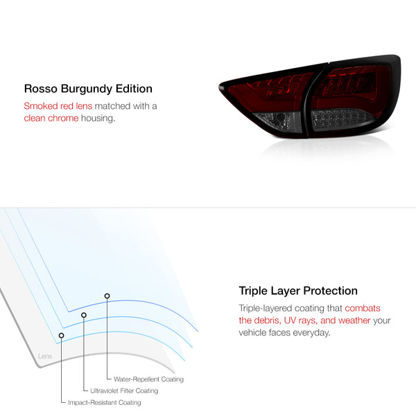 2013-2014 Mazda CX-5 Rosso Burgundy Tail Light