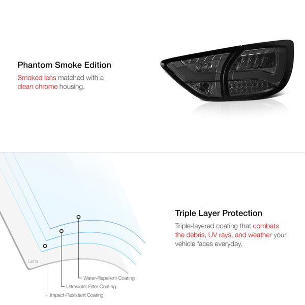 2013-2014 Mazda CX-5 Smoked Tail Light
