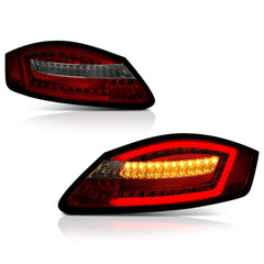 2005-2008 Porsche 987-Series Boxster Rosso Burgundy Tail Light