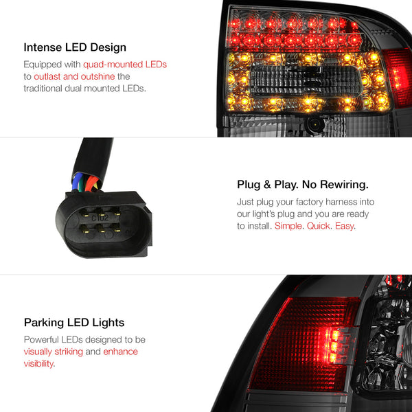 2003-2005 Porsche Cayenne Smoked Tail Light