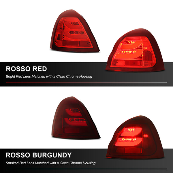 2004-2008 Pontiac Grand Prix Dark Red Tail Light