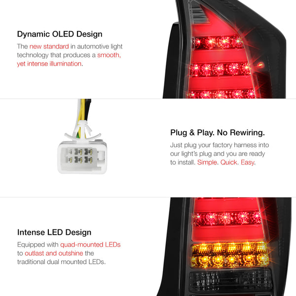 2010-2011 Toyota Prius Smoked Tail Light