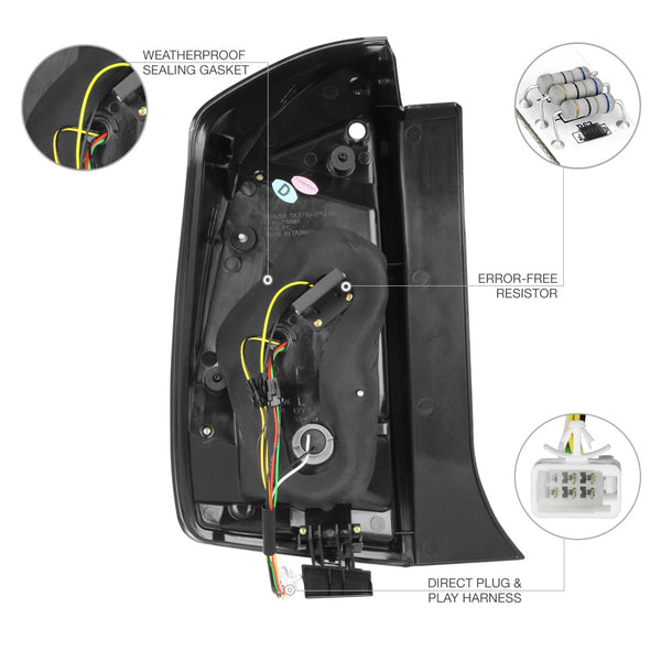 2010-2011 Toyota Prius Smoked Tail Light