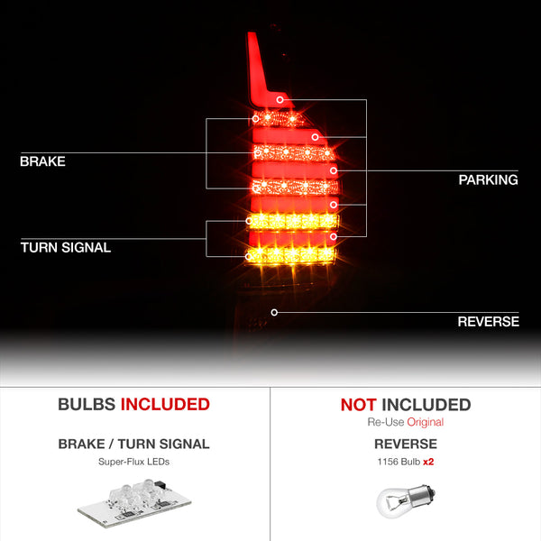 2012-2016 Toyota Prius C Black Tail Light