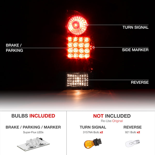 2005-2015 Toyota Tacoma Chrome Tail Light