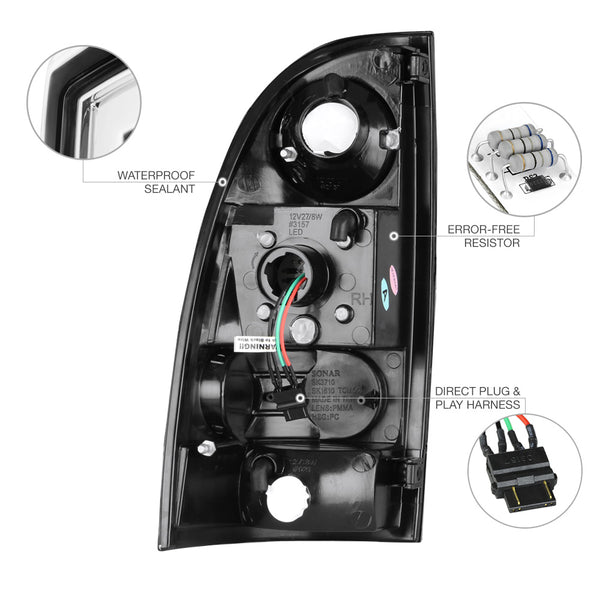 2005-2015 Toyota Tacoma Chrome Tail Light