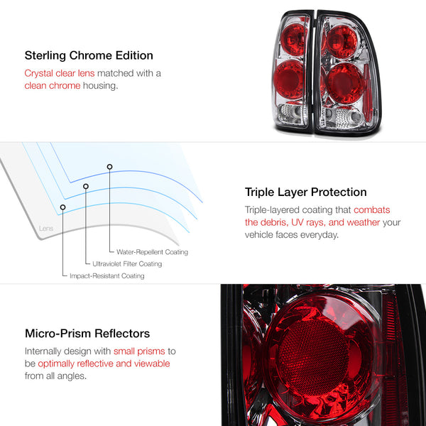 2000-2006 Toyota Tundra Chrome Tail Light