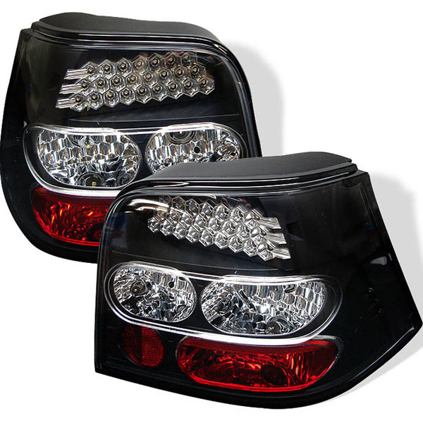 1999-2005 Volkswagen Golf Black Tail Light