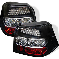 1999-2005 Volkswagen Golf Black Tail Light