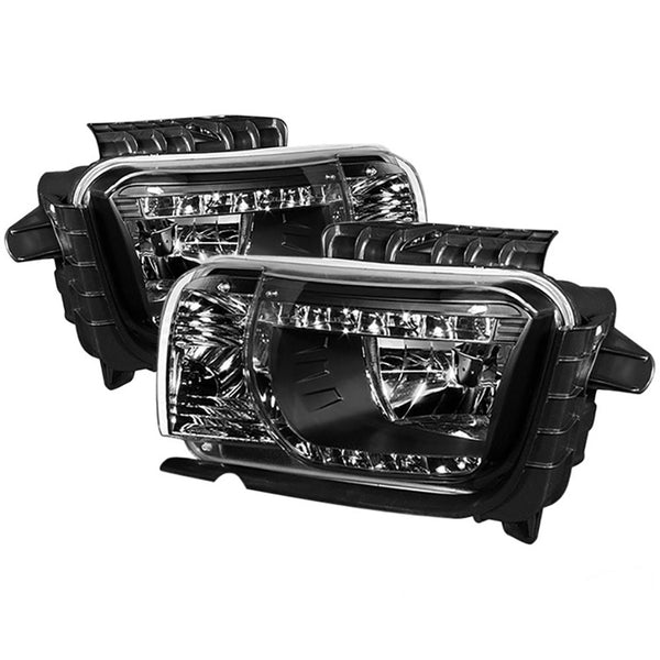 2010-2013 Chevrolet Camaro Black Headlight