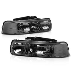 1999-2002 Chevrolet Silverado 1500 | 2500 | 3500 Smoked Headlight
