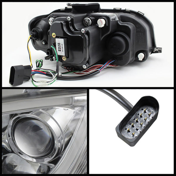 2006-2008 Audi A3 Chrome Headlight