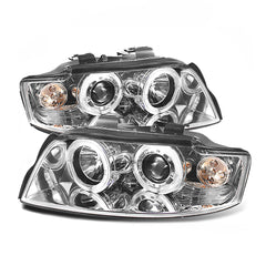 2002-2005 Audi A4 Chrome Headlight