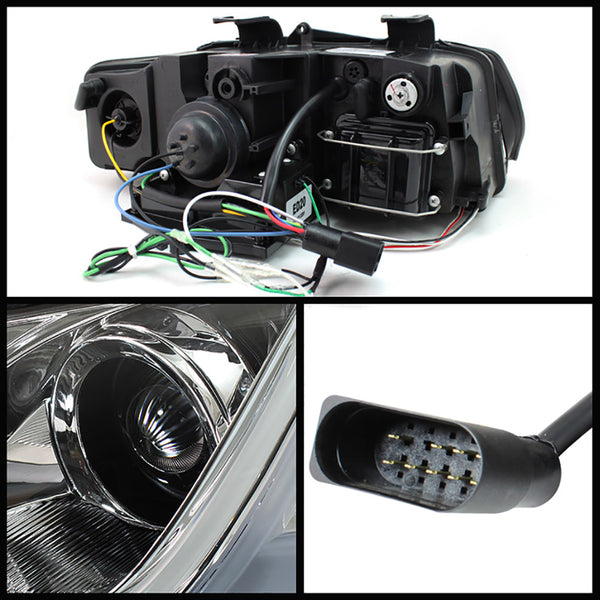 2002-2005 Audi A4 Chrome Headlight