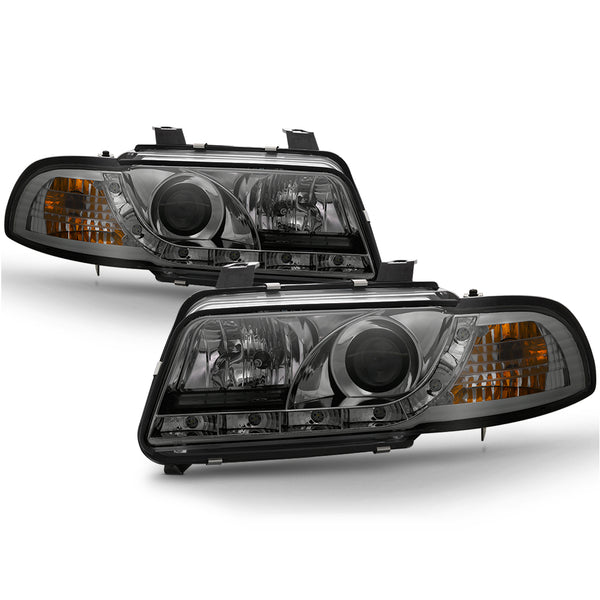 1996-1999 Audi A4 Smoked Headlight