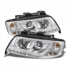 1998-2001 Audi A6 Chrome Headlight