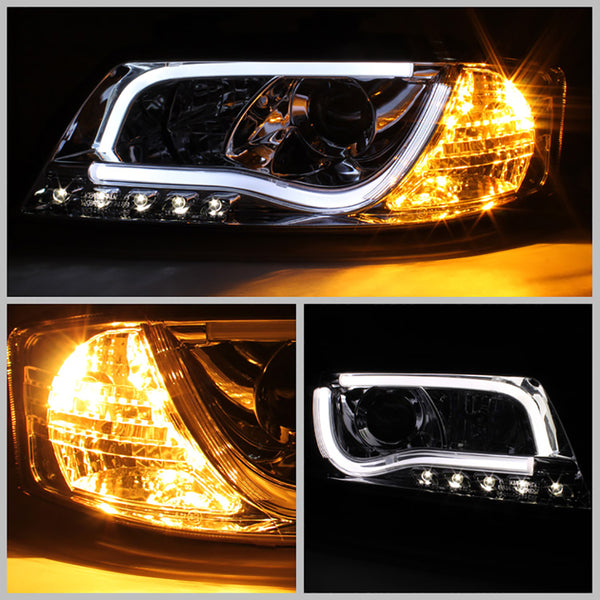 1998-2001 Audi A6 Chrome Headlight