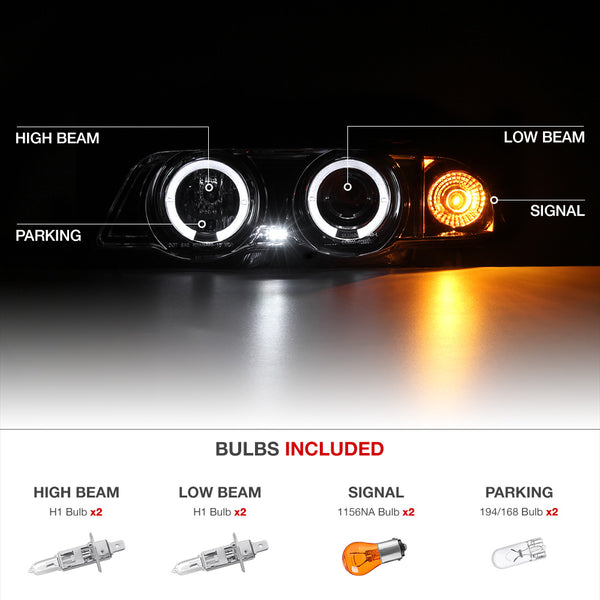 1999-2001 BMW E46 3-Series Chrome Headlight