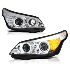 2004-2007 BMW E60 5-Series Chrome Headlight