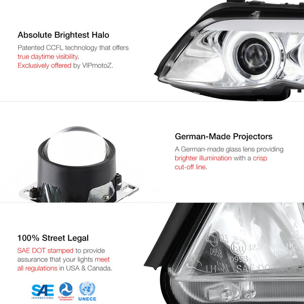 2004-2006 BMW E53 X5 Chrome Headlight