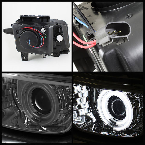 2010-2013 Chevrolet Camaro Smoked Headlight