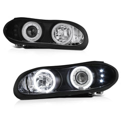 1998-2002 Chevrolet Camaro Black Headlight