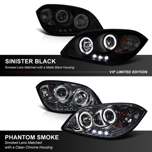 2005-2010 Chevrolet Cobalt Sinister Black Headlight