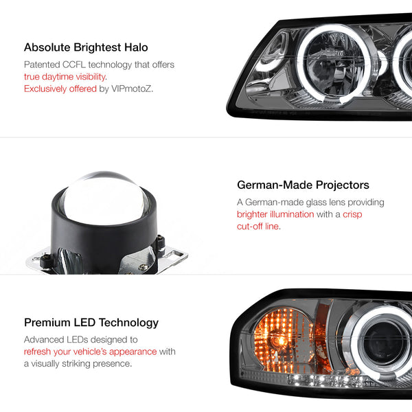 2000-2005 Chevrolet Impala Smoked Headlight