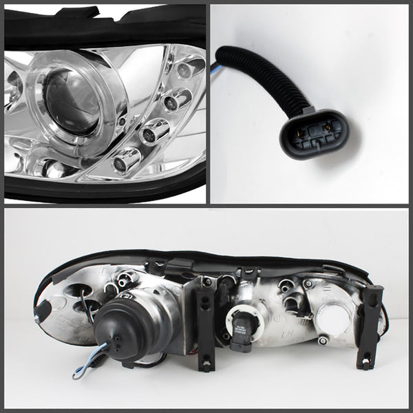 1997-2003 Chevrolet Malibu Chrome Headlight