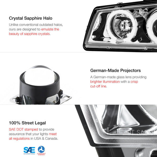 2003-2006 Chevrolet Silverado 1500 | 2500 | 3500 Chrome Headlight