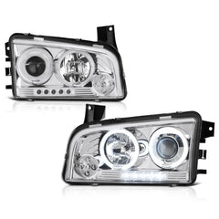 2006-2010 Dodge Charger Chrome Headlight