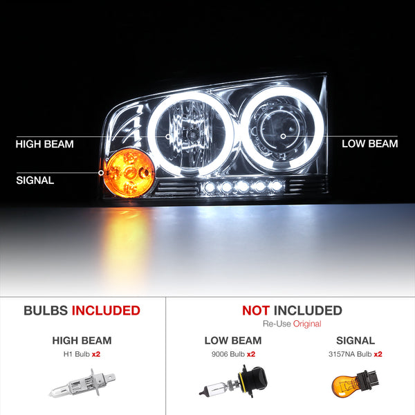 2006-2010 Dodge Charger Chrome Headlight