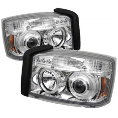 2005-2007 Dodge Dakota Chrome Headlight