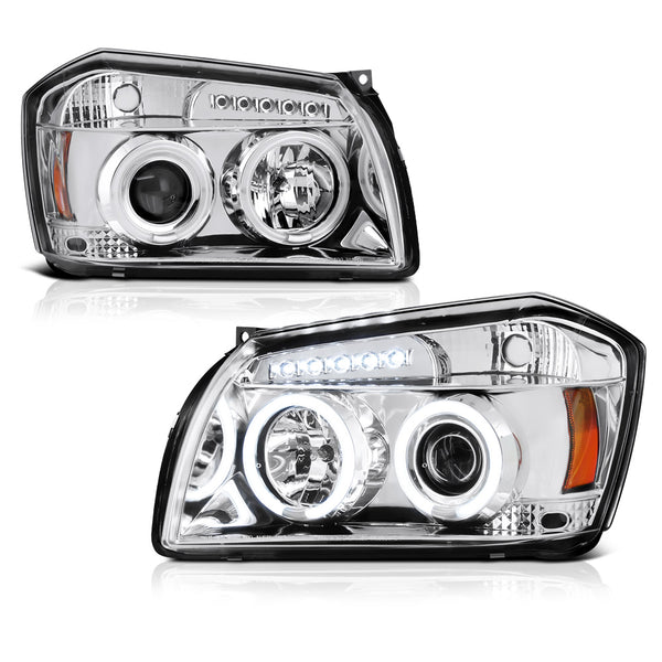 2005-2007 Dodge Magnum Chrome Headlight