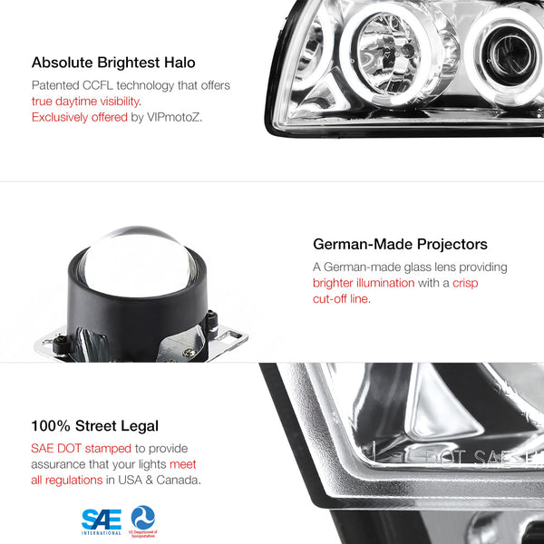 2005-2007 Dodge Magnum Chrome Headlight