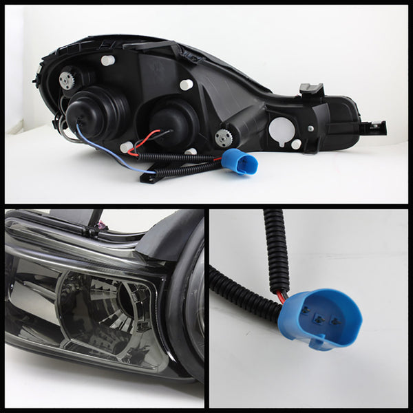 2000-2002 Dodge Neon Smoked Headlight