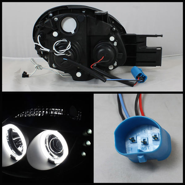 2003-2005 Dodge Neon Black Headlight