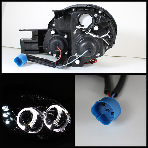 2003-2005 Dodge Neon Smoked Headlight