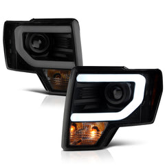 2009-2014 Ford F-150 Sinister Black Headlight