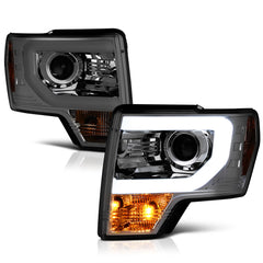 2013-2014 Ford F-150 Smoked Headlight