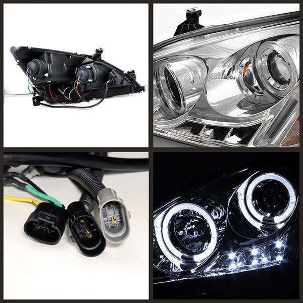 2003-2007 Honda Accord Chrome Headlight