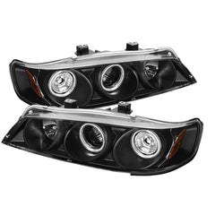 1994-1997 Honda Accord Black Headlight