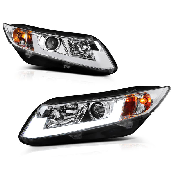 2012-2013 Honda Civic Chrome Headlight